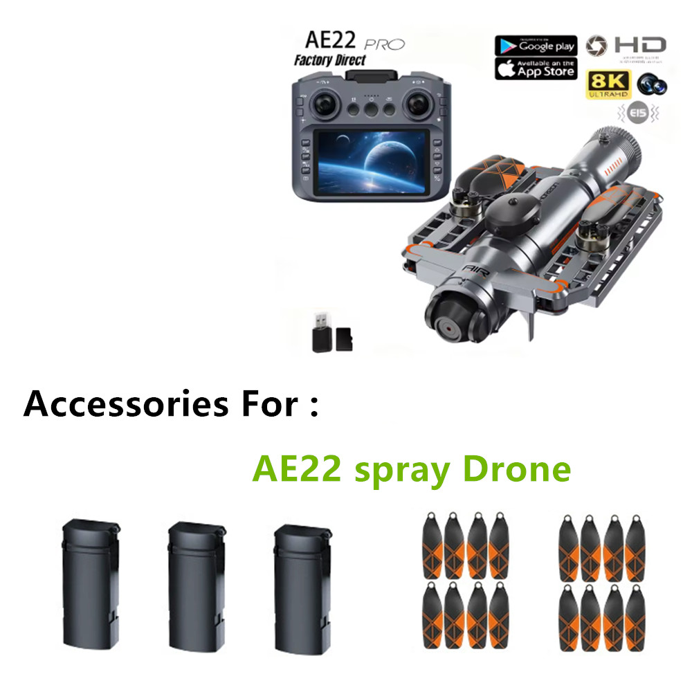 Drone Vs Rc Helicopter - แบตเตอรี่โดรน AE22 3.7v 1000mAh / ใบพัดรูปใบเมเปิ้ล