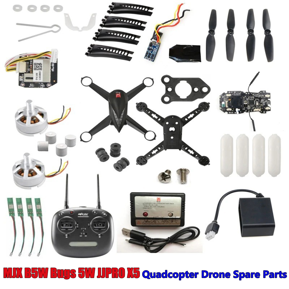 Drone Mjx Rc - ชิ้นส่วนอะไหล่โดรน B5W Mjx 5W jjpro X5โดรนโดรน
