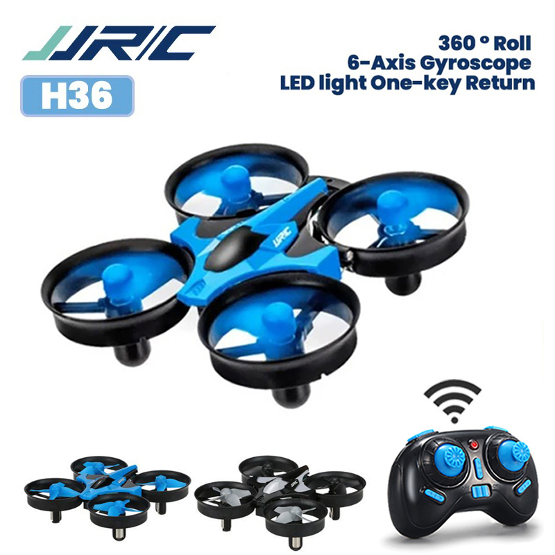 Drone Vs Rc Helicopter - โดรนจิ๋ว JJRC H36 2.4G 6 แกน
