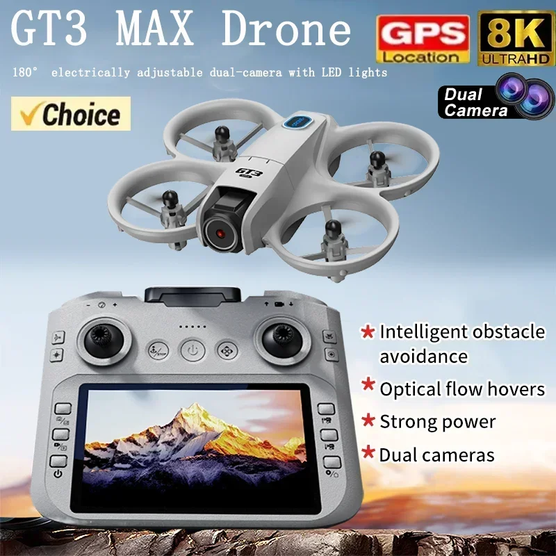 Drone Dji Rc Pro - 2026 NEW GT3 Mini พร้อมโดรนพับได้ LED