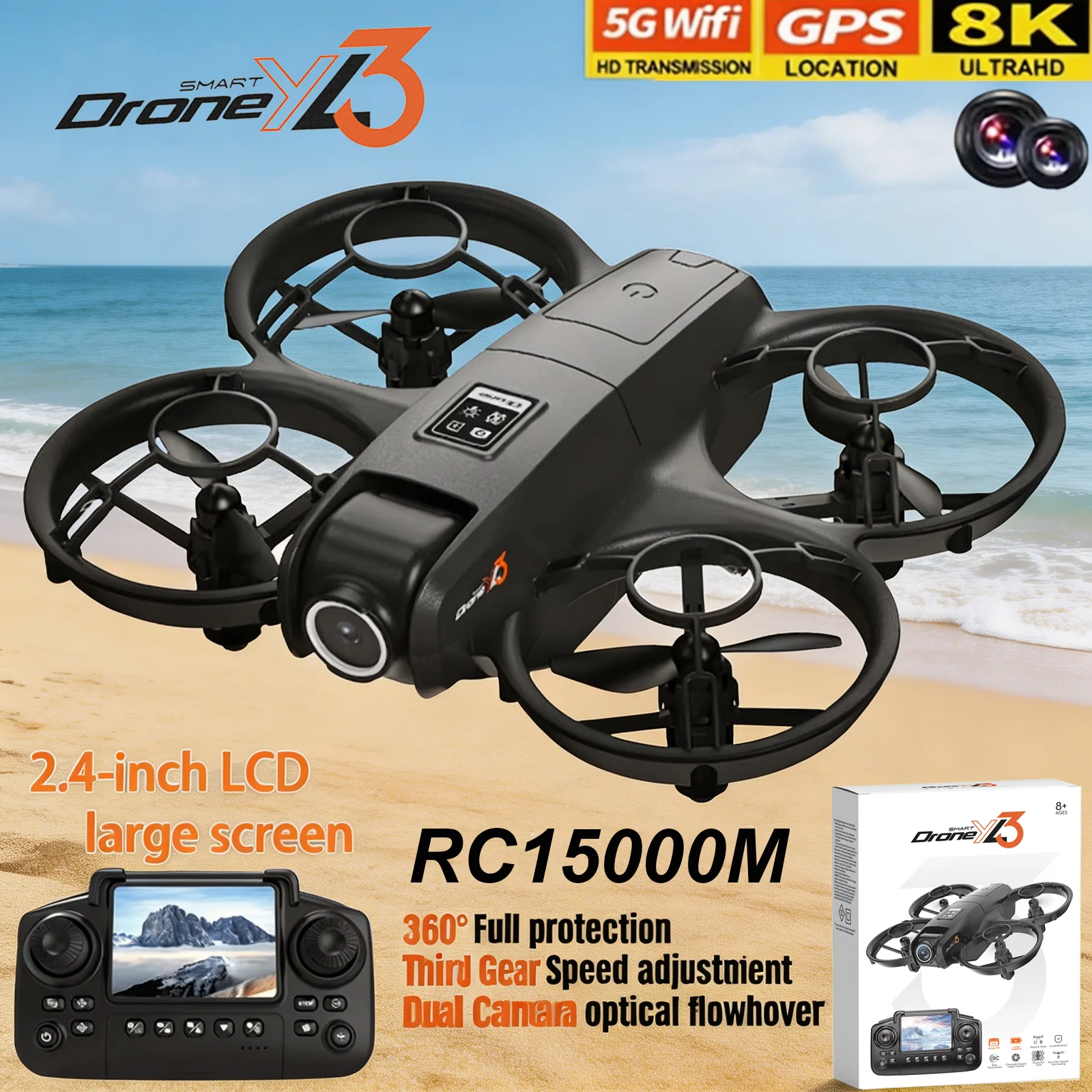 Drone Dji Rc Pro - โดรน YL3 RC รุ่นใหม่ 8K 1080P