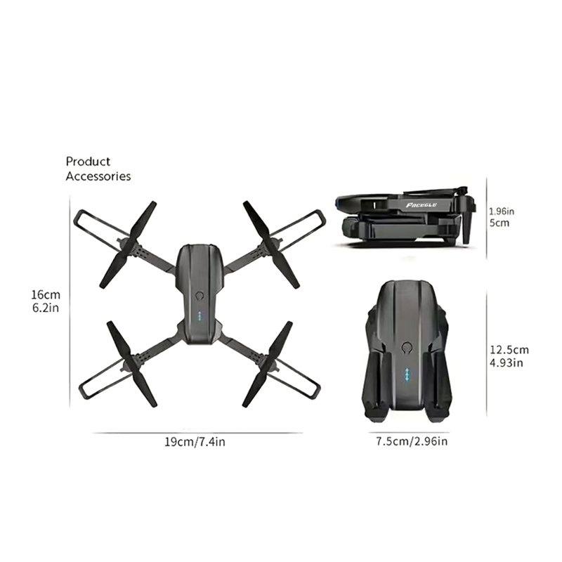 โดรน E99 Pro Mini RC แบบพับได้ - Drone Rc E99 บทวิจารณ์และราคา
