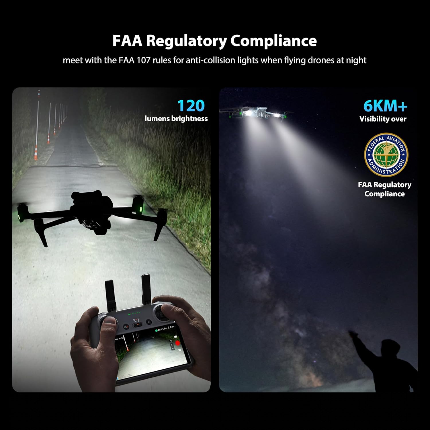 ไฟแฟลชป้องกันการชนสำหรับโดรน S - Drone Dji Rc Pro 2 บทวิจารณ์และราคา