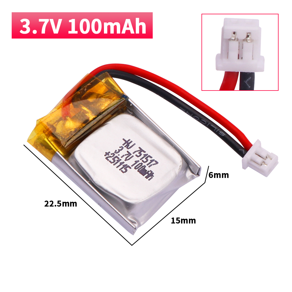 3.7V 751517 100Mahแบตเตอรี่Lip - Drone Fq777 Rc Quadcopter บทวิจารณ์และราคา