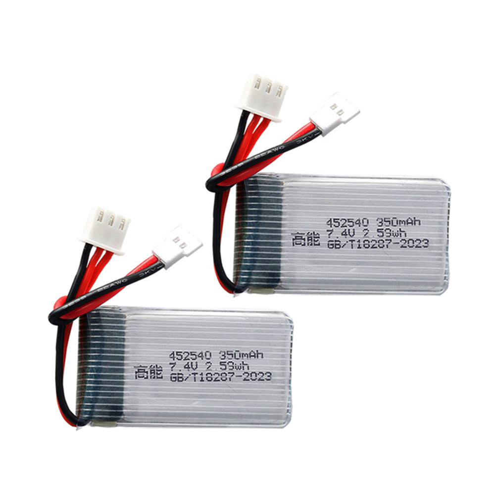 1-10 ชิ้น 7.4V 350mah 2S แบตเต - Drone Mjx Rc บทวิจารณ์และราคา