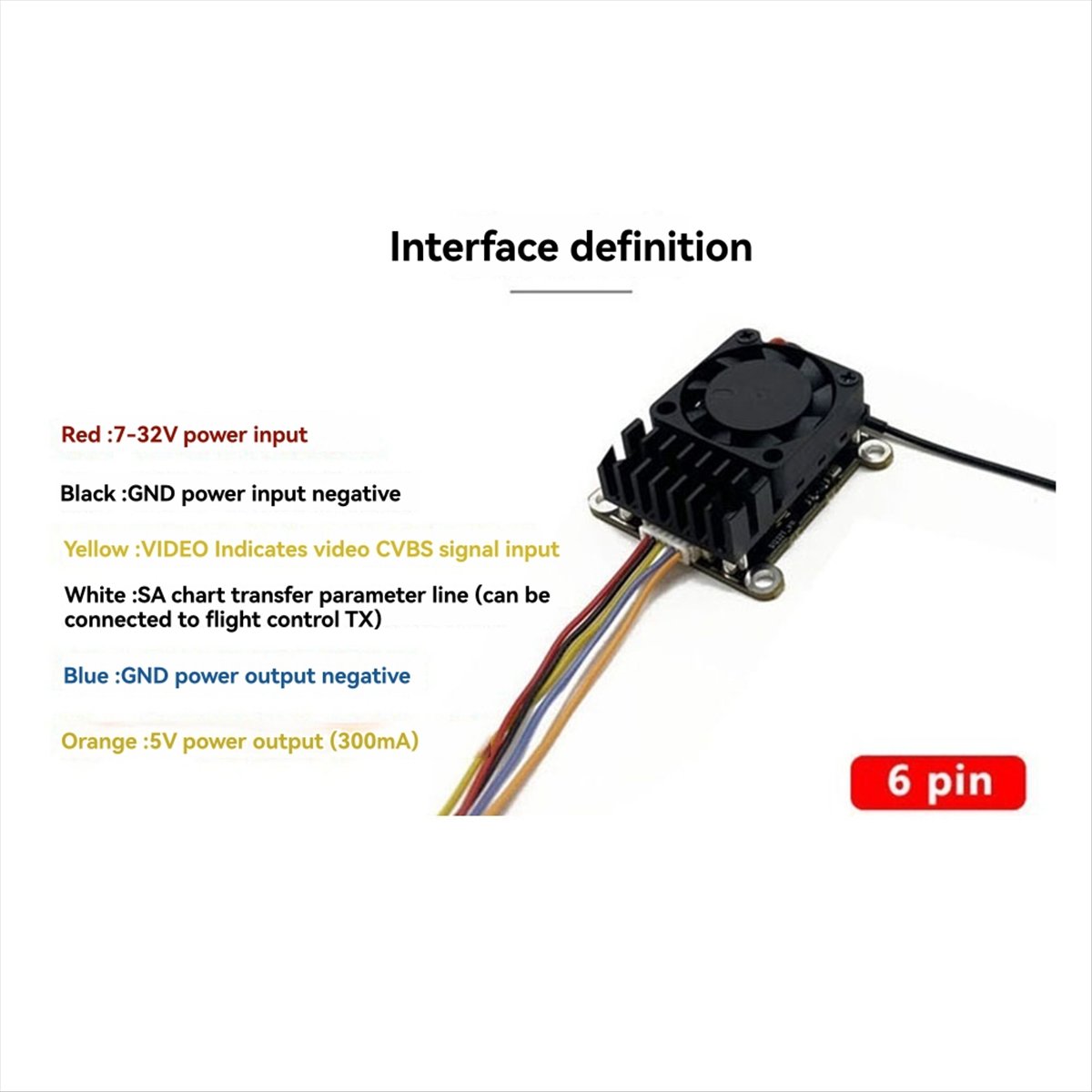 5.8G 2W VTX 2000mW โมดูลส่งสัญ - Drone Rc Drone บทวิจารณ์และราคา
