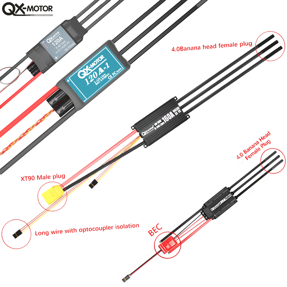 QX-MOTOR ชุด ESC แบบไม่มีแปรงถ - Drone Rc Y Series บทวิจารณ์และราคา