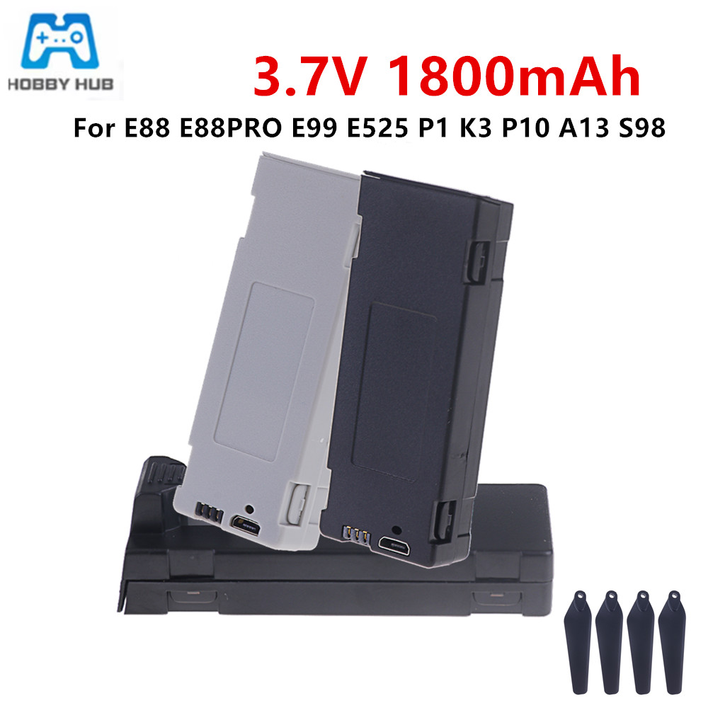 แบตเตอรี่สำหรับ E88 แบตเตอรี่แ - Drone Rc E99 บทวิจารณ์และราคา
