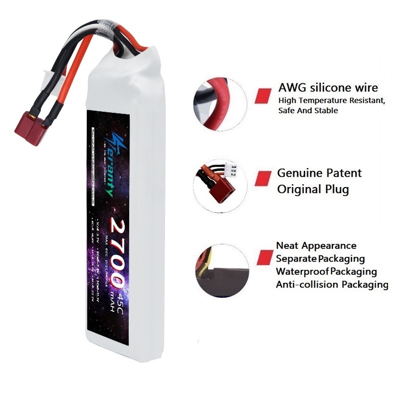 1/3ชิ้น2S 7.4V LiPo แบตเตอรี่2 - Drone Rc Link บทวิจารณ์และราคา