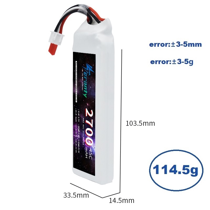 1/3ชิ้น2S 7.4V LiPo แบตเตอรี่2 - Drone Rc Link บทวิจารณ์และราคา
