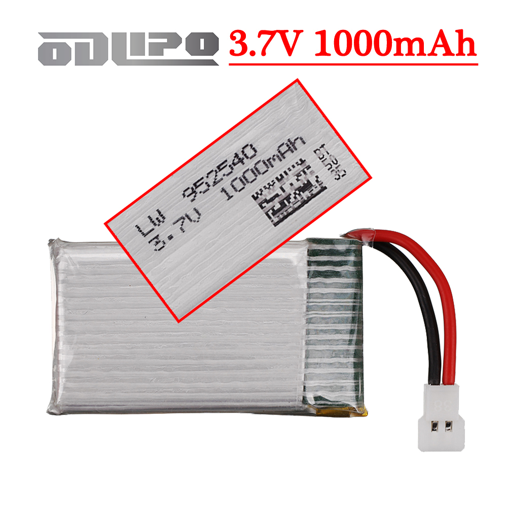 แบตเตอรี่ลิโพ 3.7V 1000mAh 25C - Drone Mjx Rc บทวิจารณ์และราคา