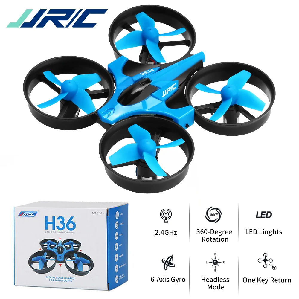 โดรน JJRC H36 มินิ รีโมทคอนโทร - Drone Vs Rc Helicopter บทวิจารณ์และราคา