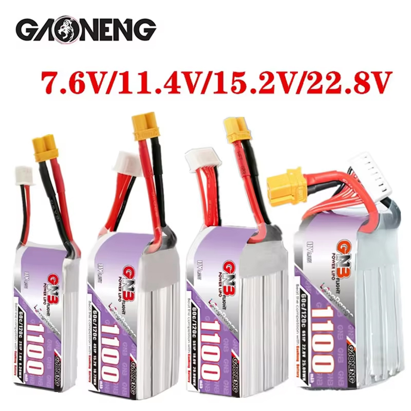 GNB 1100mAh 2S 3S 4S 6S 60C/12 - Drone Rc Link บทวิจารณ์และราคา