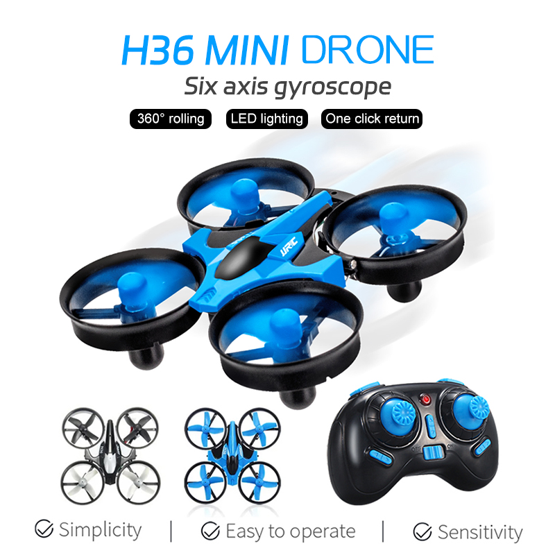 JJRC H36 มินิโดรน RC โหมดพลิก  - Drone Vs Rc Helicopter บทวิจารณ์และราคา