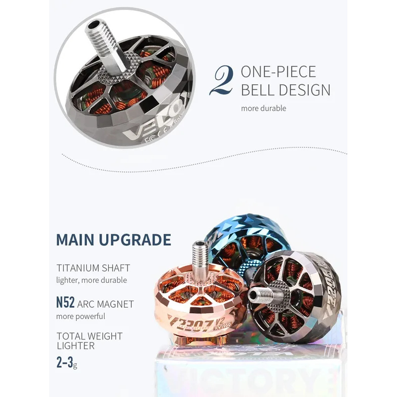 มอเตอร์ T-motor VELOX SERIES V - Drone Rc Y Series บทวิจารณ์และราคา