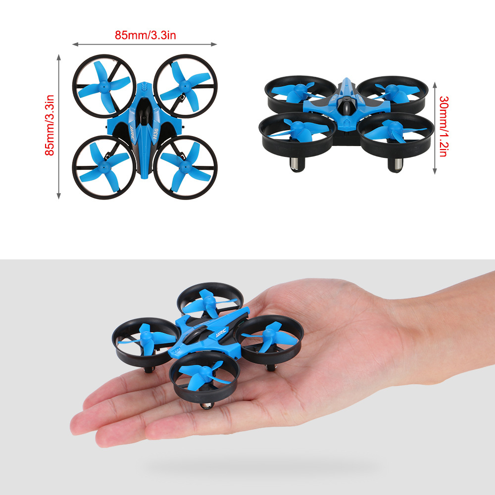ใหม่ล่าสุด MINI Drone JJRC H36 - Drone Vs Rc Helicopter บทวิจารณ์และราคา