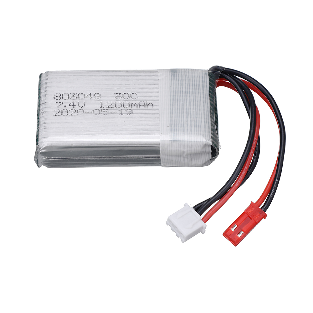 7.4V 1200mAh แบตเตอรี่สําหรับ  - Drone Mjx Rc บทวิจารณ์และราคา