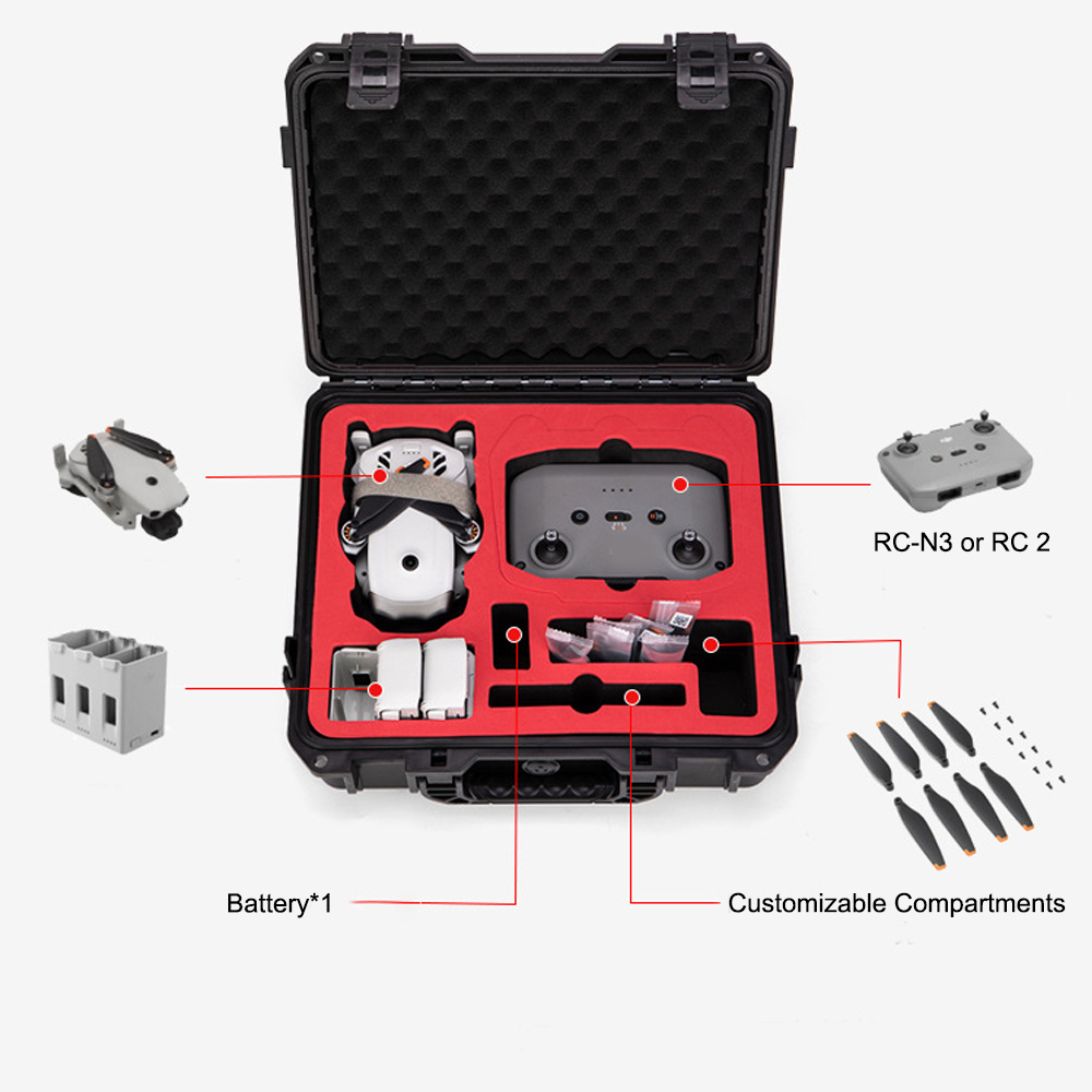 กระเป๋าใส่แบบแข็งกันน้ำสำหรับด - Drone X1 Rc บทวิจารณ์และราคา