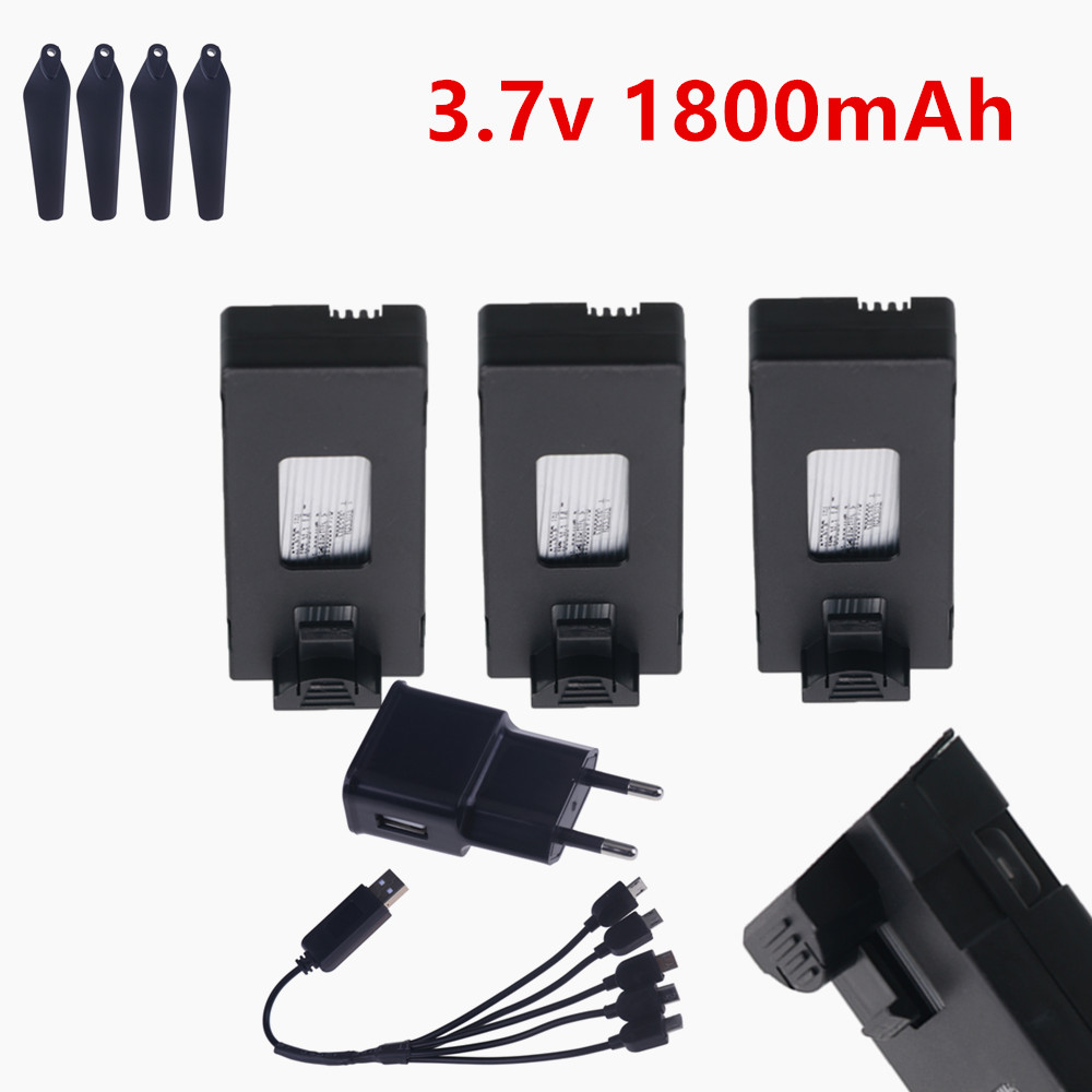 แบตเตอรี่ลิโพ 3.7V แบบชาร์จได้ - Drone Rc E99 บทวิจารณ์และราคา