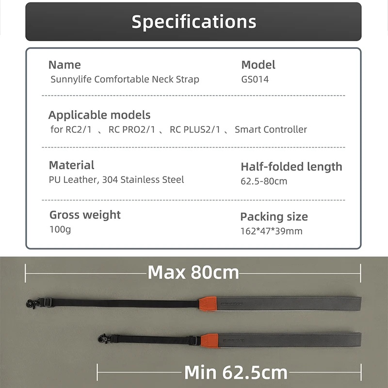 สายคล้องคอสำหรับ DJI RC/RC 2/  - Drone Dji Rc Pro 2 บทวิจารณ์และราคา