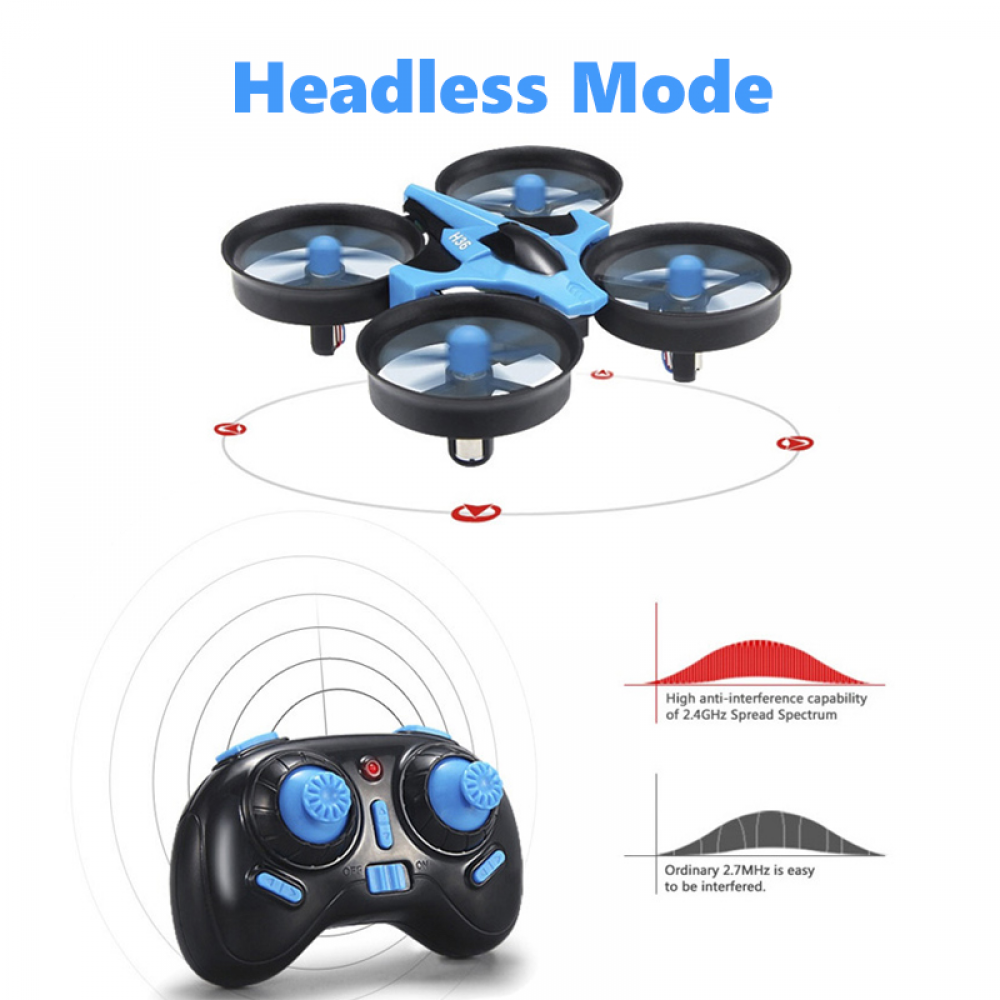 โดรนจิ๋ว JJRC H36 เฮลิคอปเตอร์ - Drone Vs Rc Helicopter บทวิจารณ์และราคา